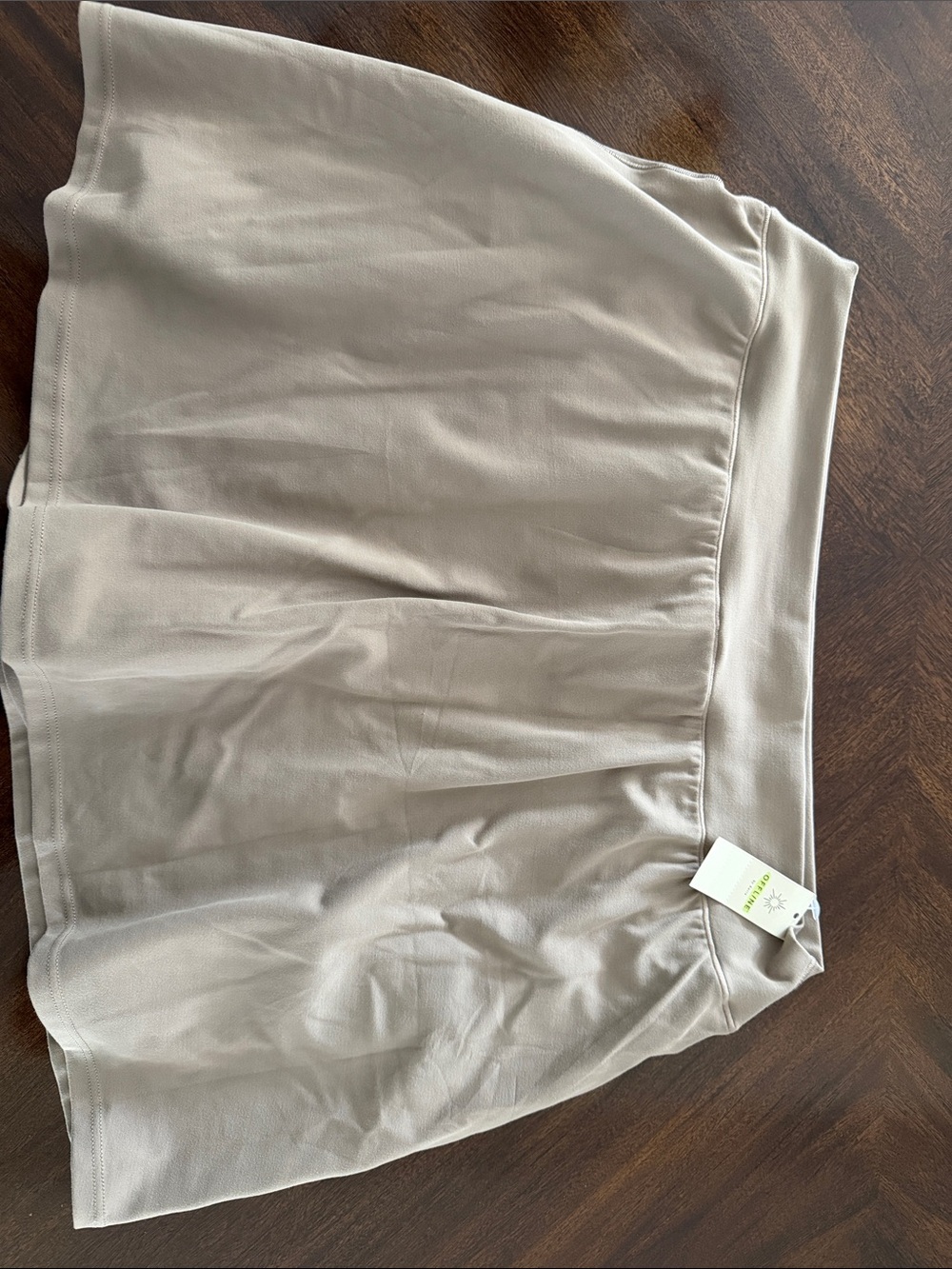 aerie Neutral Light Taupe Circle Skirt